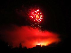 Schiedersee in Flammen