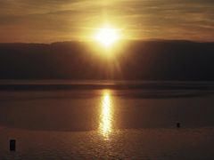 Die Sonne geht schlafen