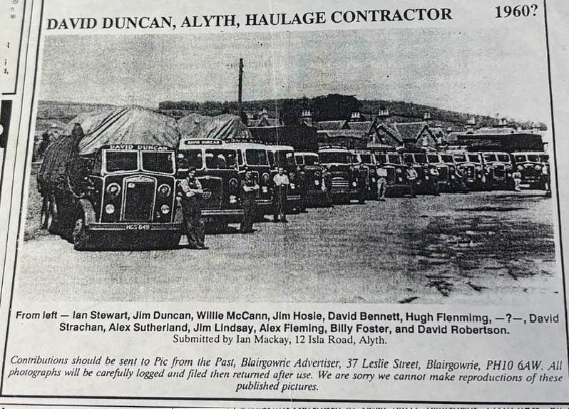 Next In Line Please Photo: fleet/driver line-up. | Duncan, David, Alyth album | Boballoa ...